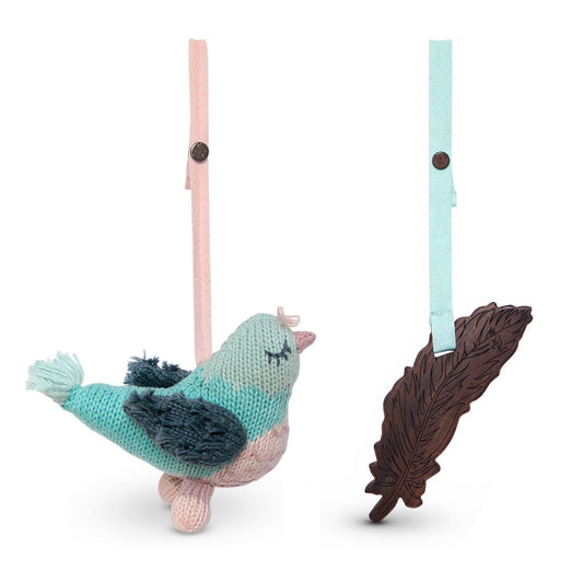 play gym | feather - white