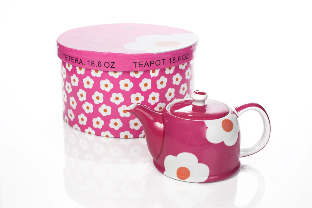 Pink Daisy Teapot