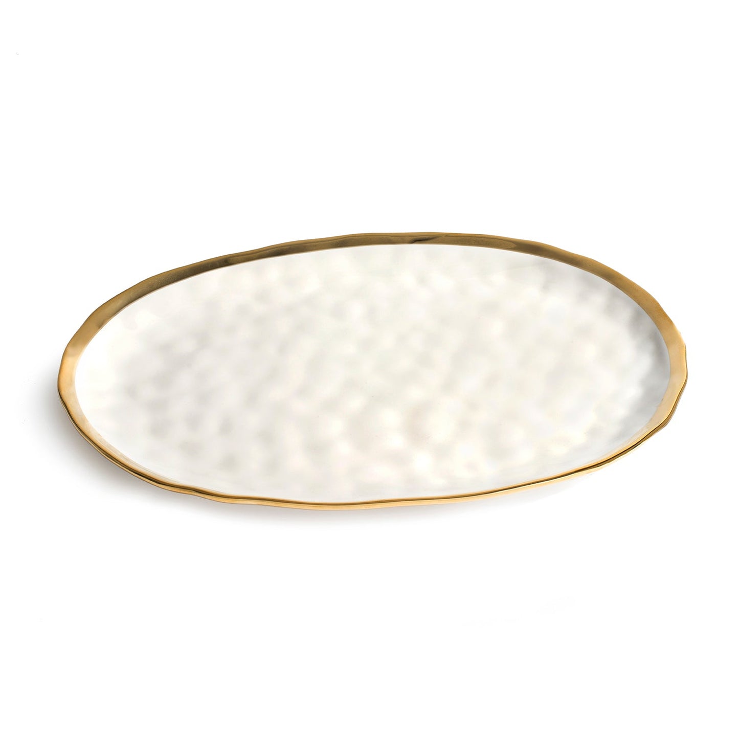 GOLD NEW BONE CHINA OVAL PLATTER