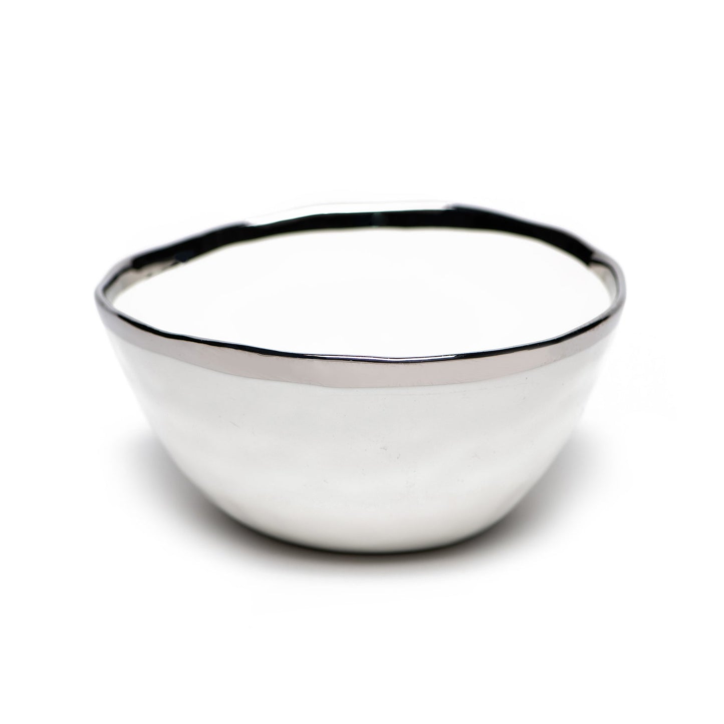 SILVER SALAD BOWL