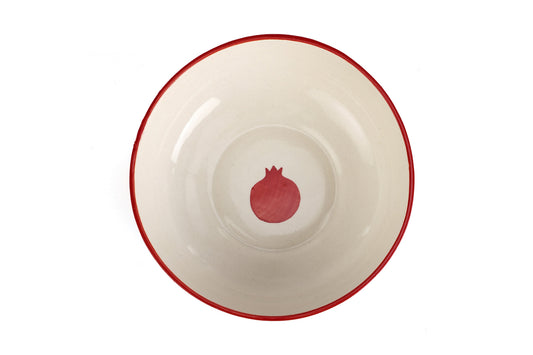 Indian Anaar Bowl, Red - 2.5x7 Inches (Set of 4)
