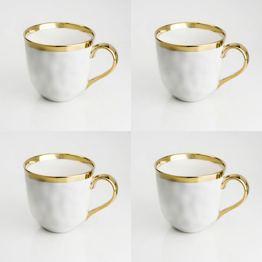 GOLD MUGS (SET OF 4) 15OZ