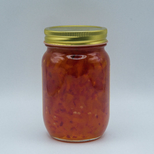 Old-Fashioned Peach Jalapeno Jam (18oz) | Amish Country Store