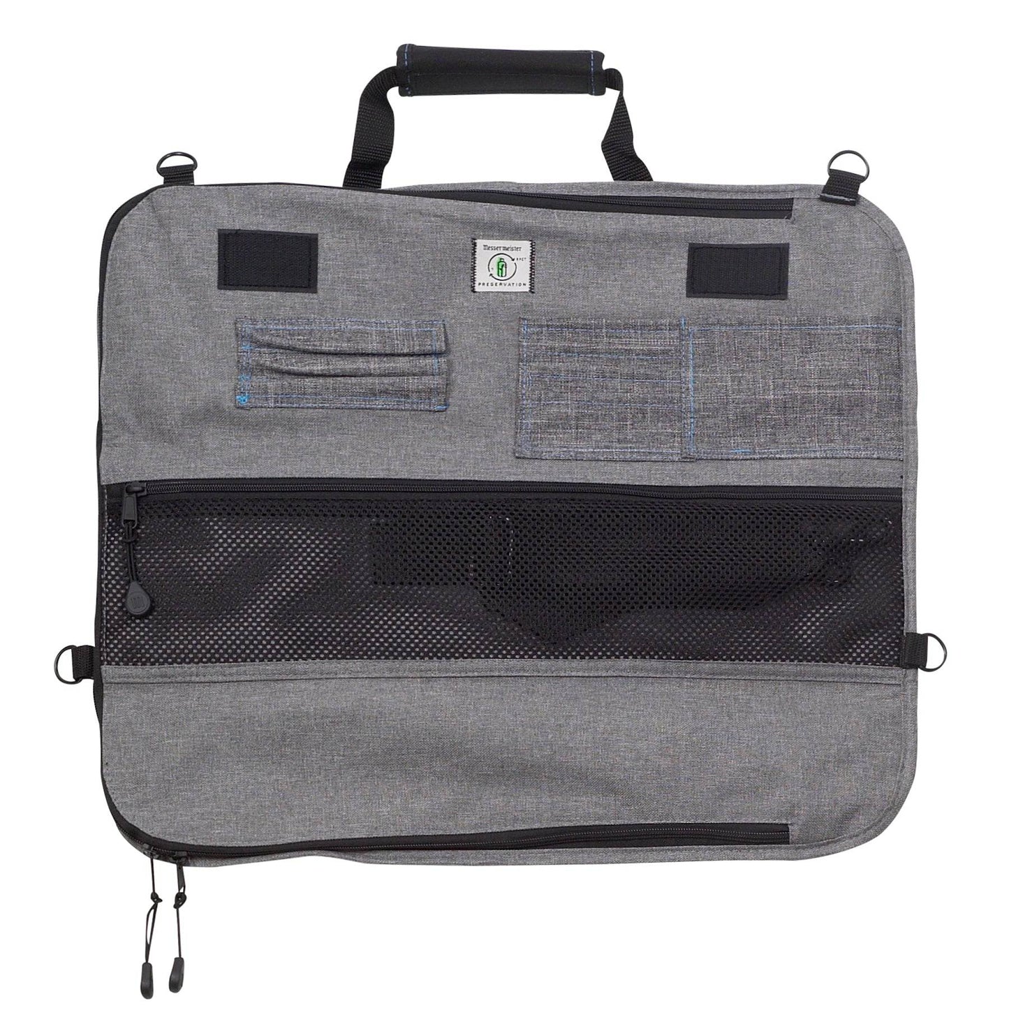 Preservation Heather Gray Knife Roll - 8 Pocket