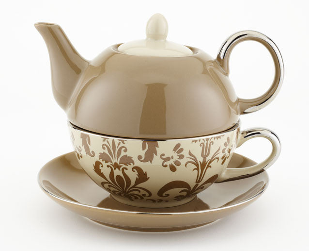 Mocca Tea for One w/ Saucer