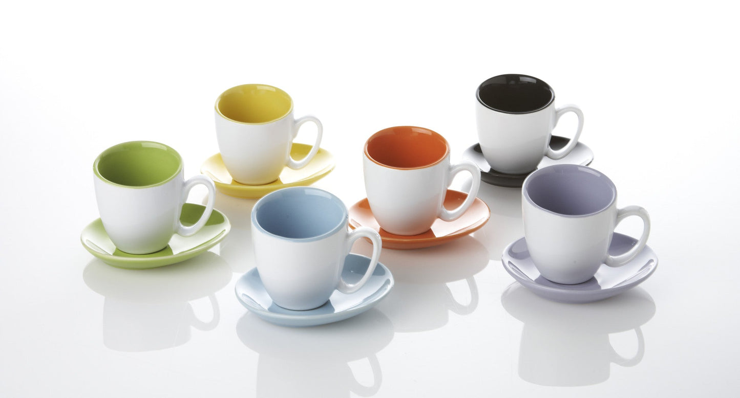Espresso 4.0 oz Cup and Saucer (set of 6)