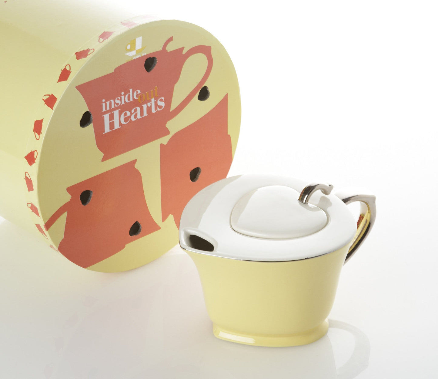 Inside Out Heart Teapot 32.0 oz