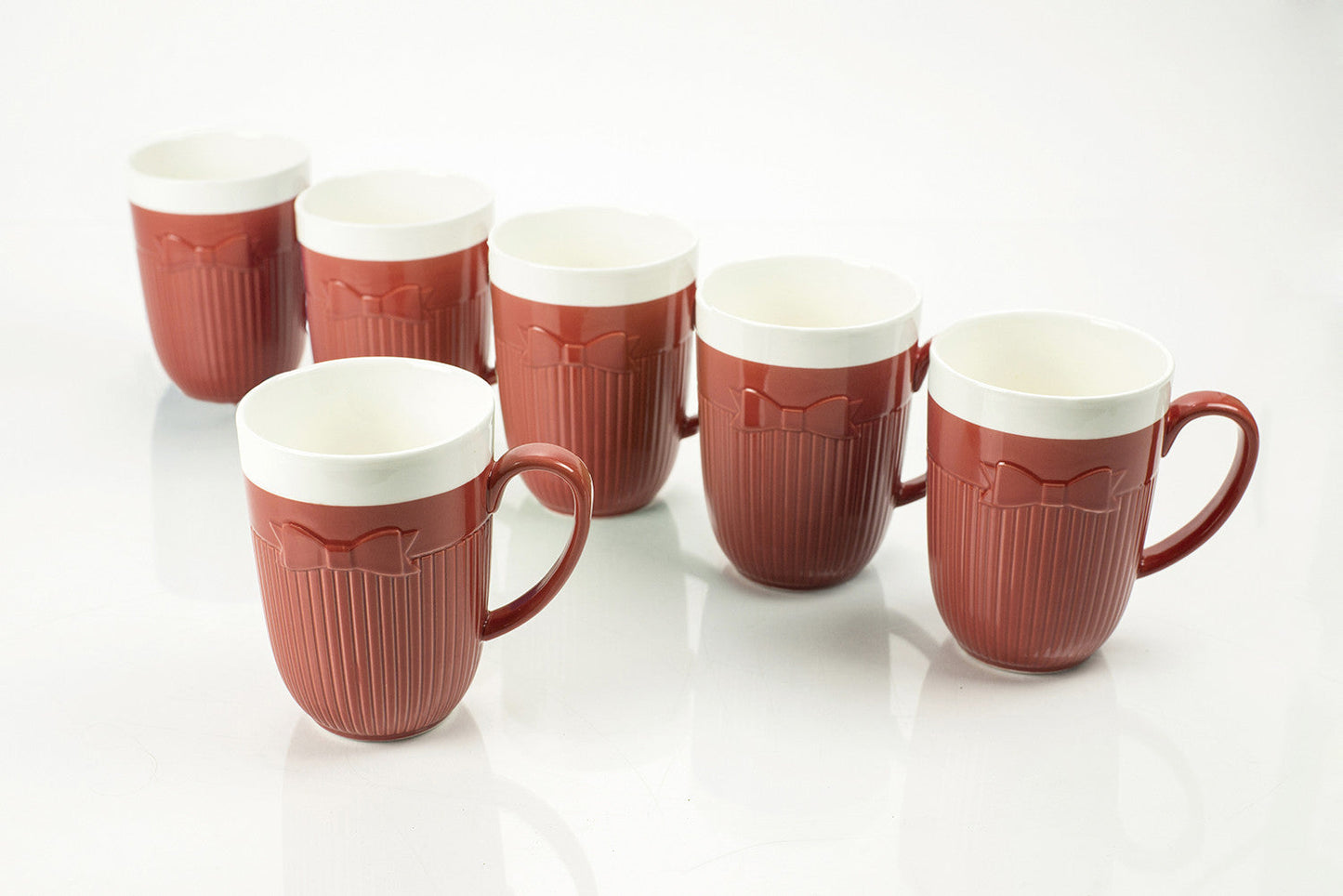 RED MUGS 10OZ. (Set of 6)