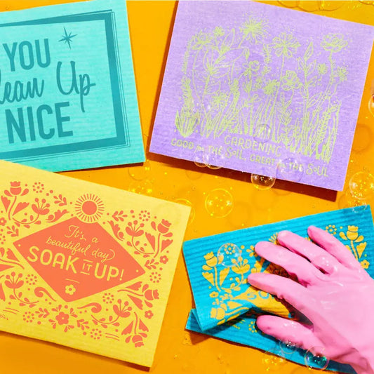 You Clean Up Nice | Eco-Friendly Sponge Cloth – Soak iT Up