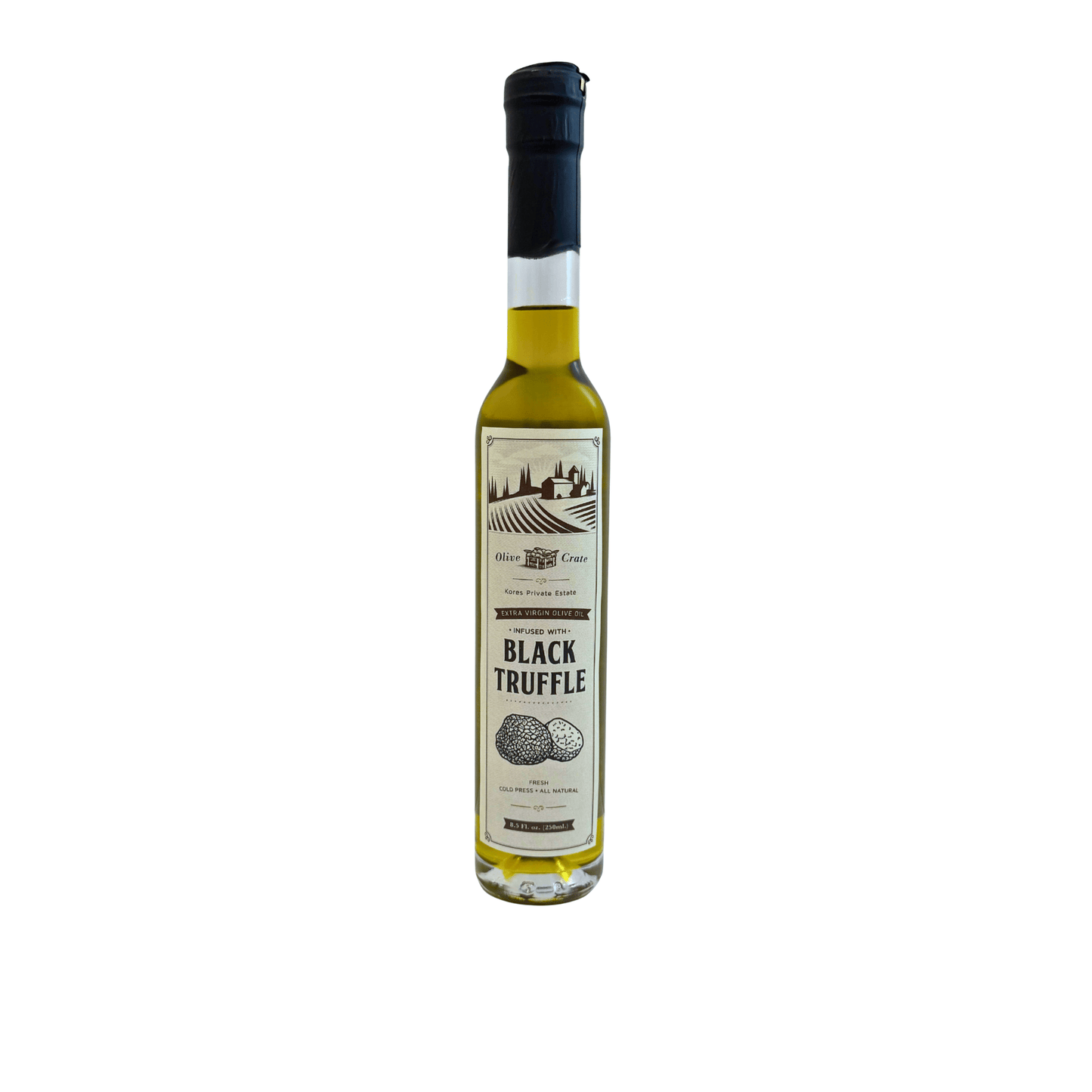 Black Truffle Infused Greek Extra Virgin Olive Oil | Kores Estate