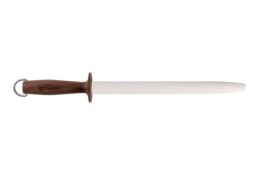 12" Oval Ceramic Honing Rod