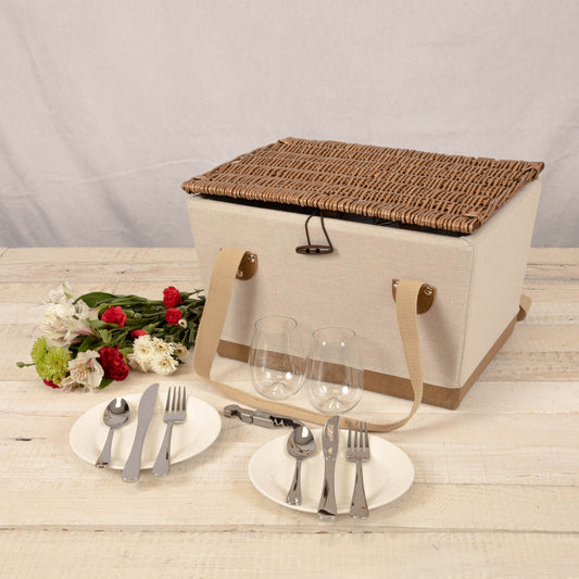 Lemongrove Picnic Basket for 2