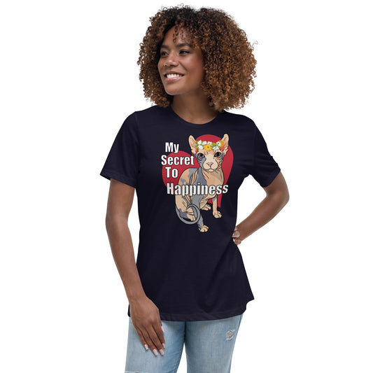 "MY SECRET TO HAPPINESS" TEE