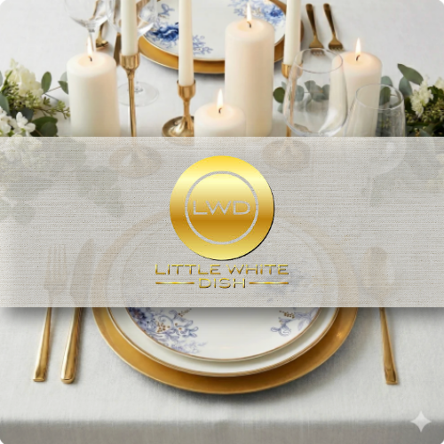 little white dish