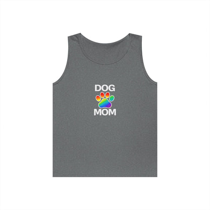 Pride Dog Mom Unisex Heavy Cotton Tank Top (9 Colors)