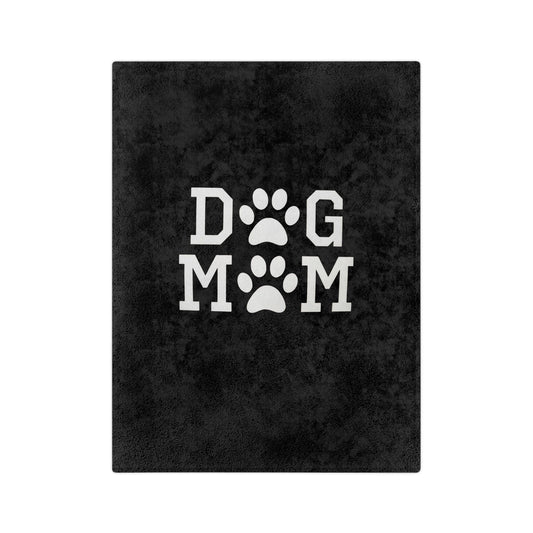 Dog Mom Cozy Fleece Throw