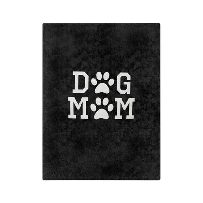 Dog Mom Cozy Fleece Throw