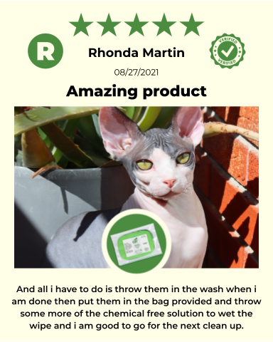 4-ALL PETS REUSABLE PET WIPES*Solution ONLY*