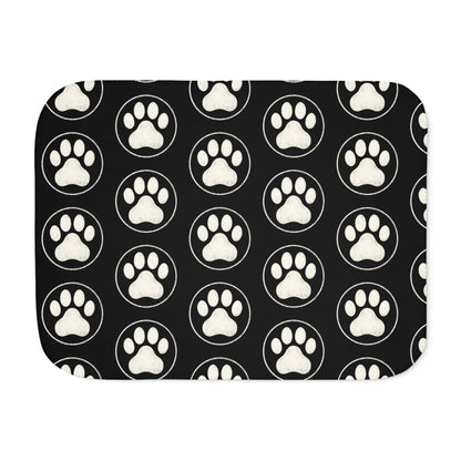 Cozy Sherpa Paw Blanket (3 sizes)