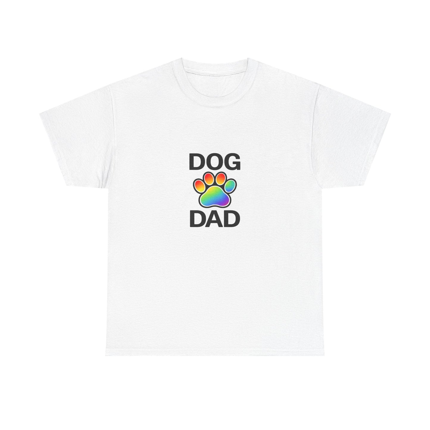 Pride Dog Dad Heavy Duty Unisex Tee Sizes Small - 5XL (11 colors)