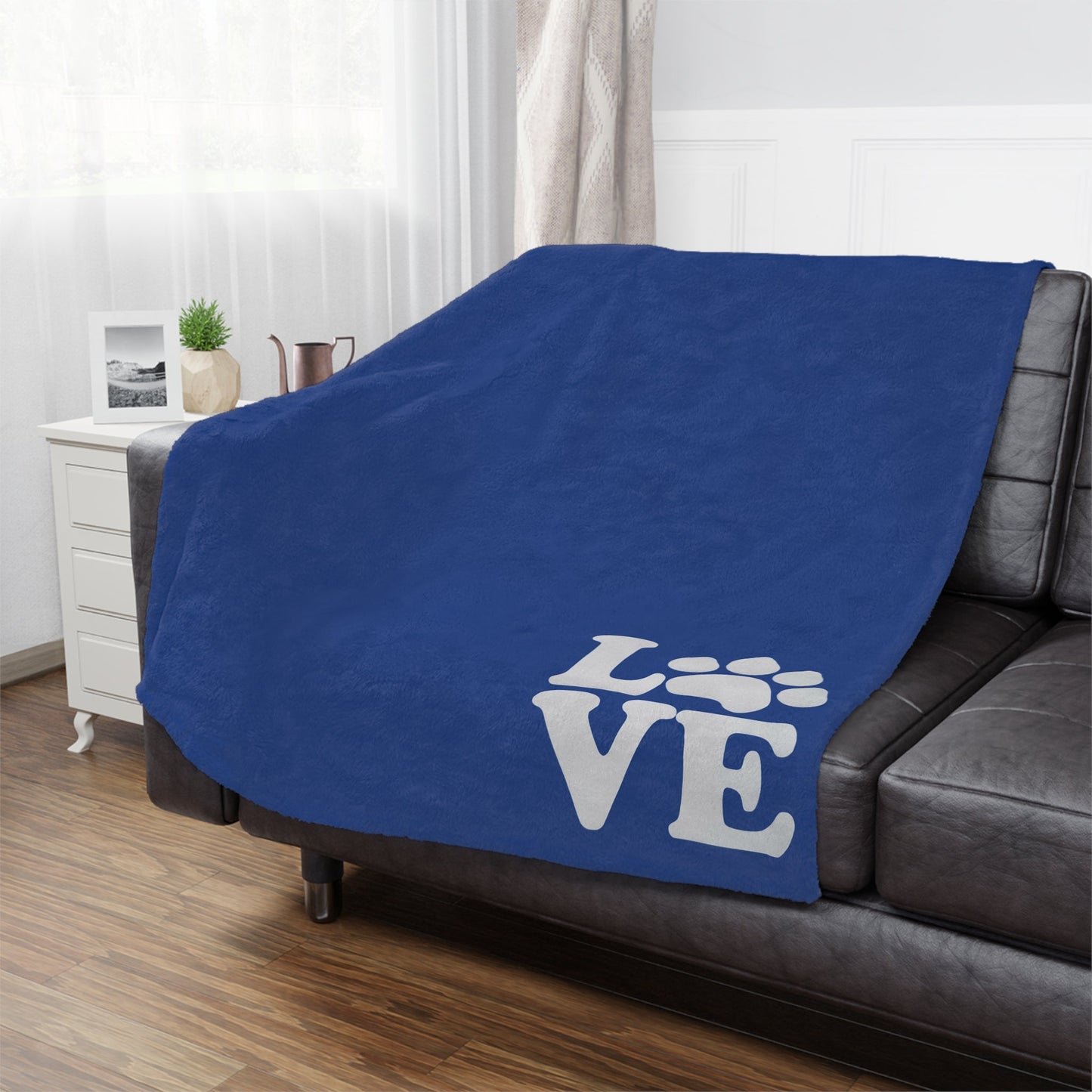Love Dog Minky Blanket