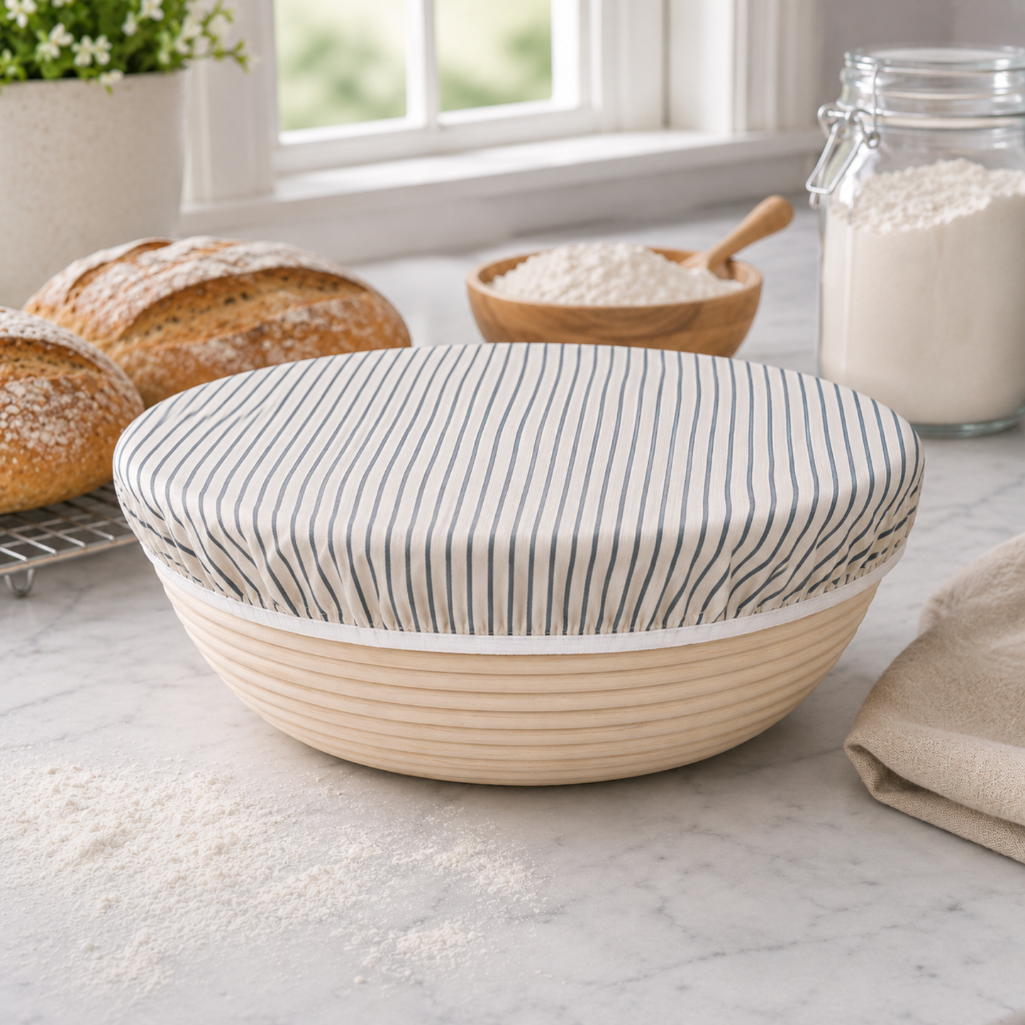 Reusable Beeswax Bowl Covers for Bread Proofing, XL-12"