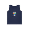 Pride Dog Dad Unisex Heavy Cotton Tank Top (9 Colors)