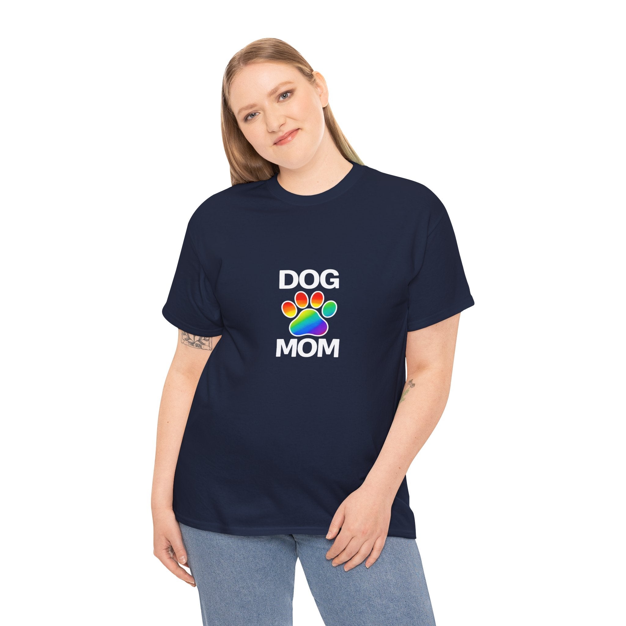 Pride Dog Mom Heavy Duty Unisex Tee Sizes Small - 5XL (11 colors)