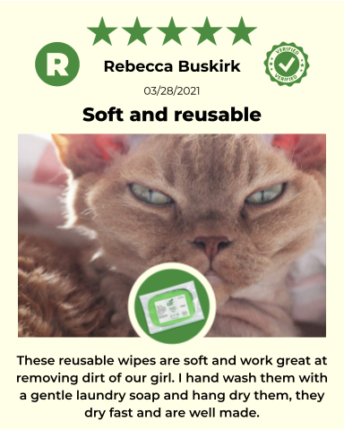 4-ALL PETS REUSABLE PET WIPES*Solution ONLY*