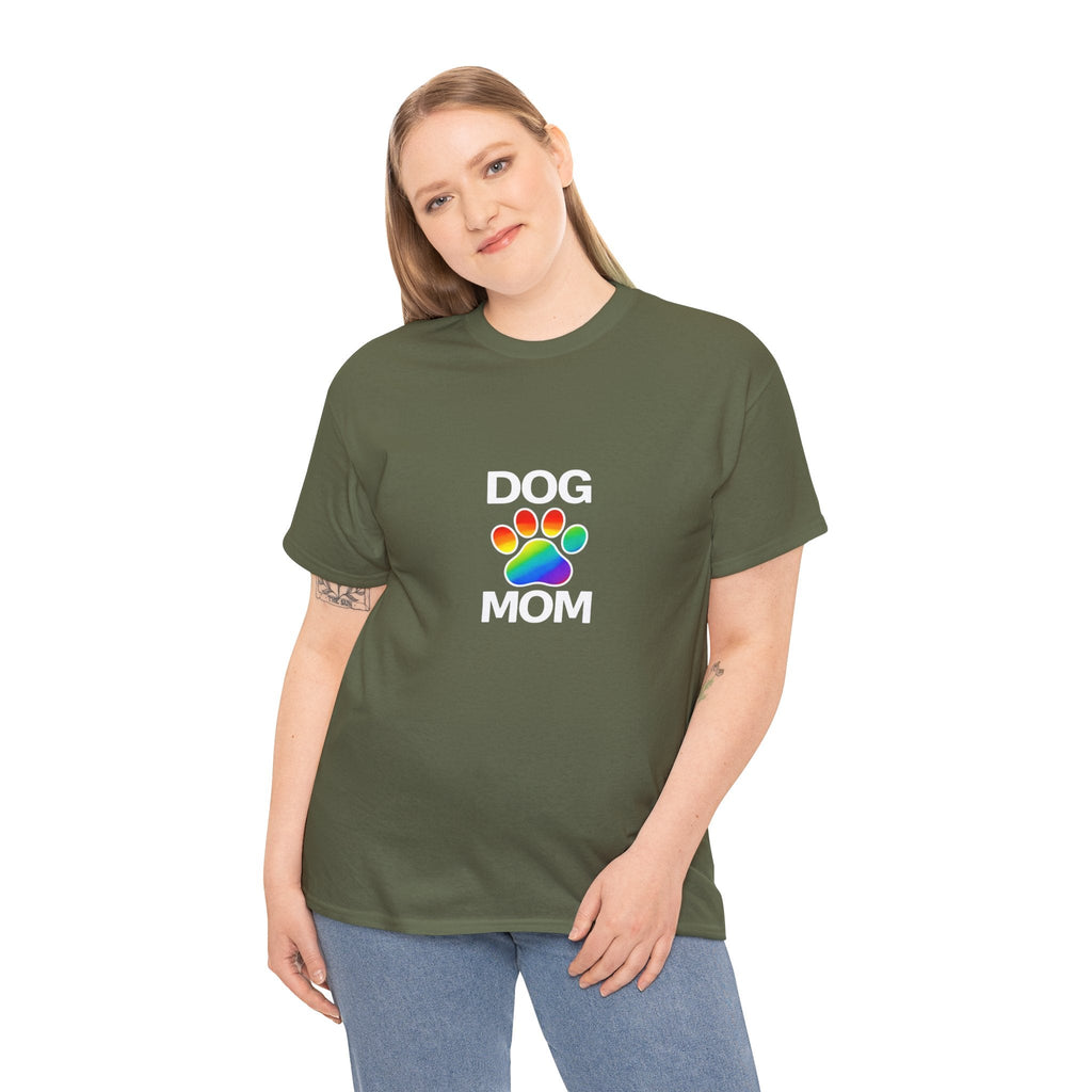 Pride Dog Mom Heavy Duty Unisex Tee Sizes Small - 5XL (11 colors)