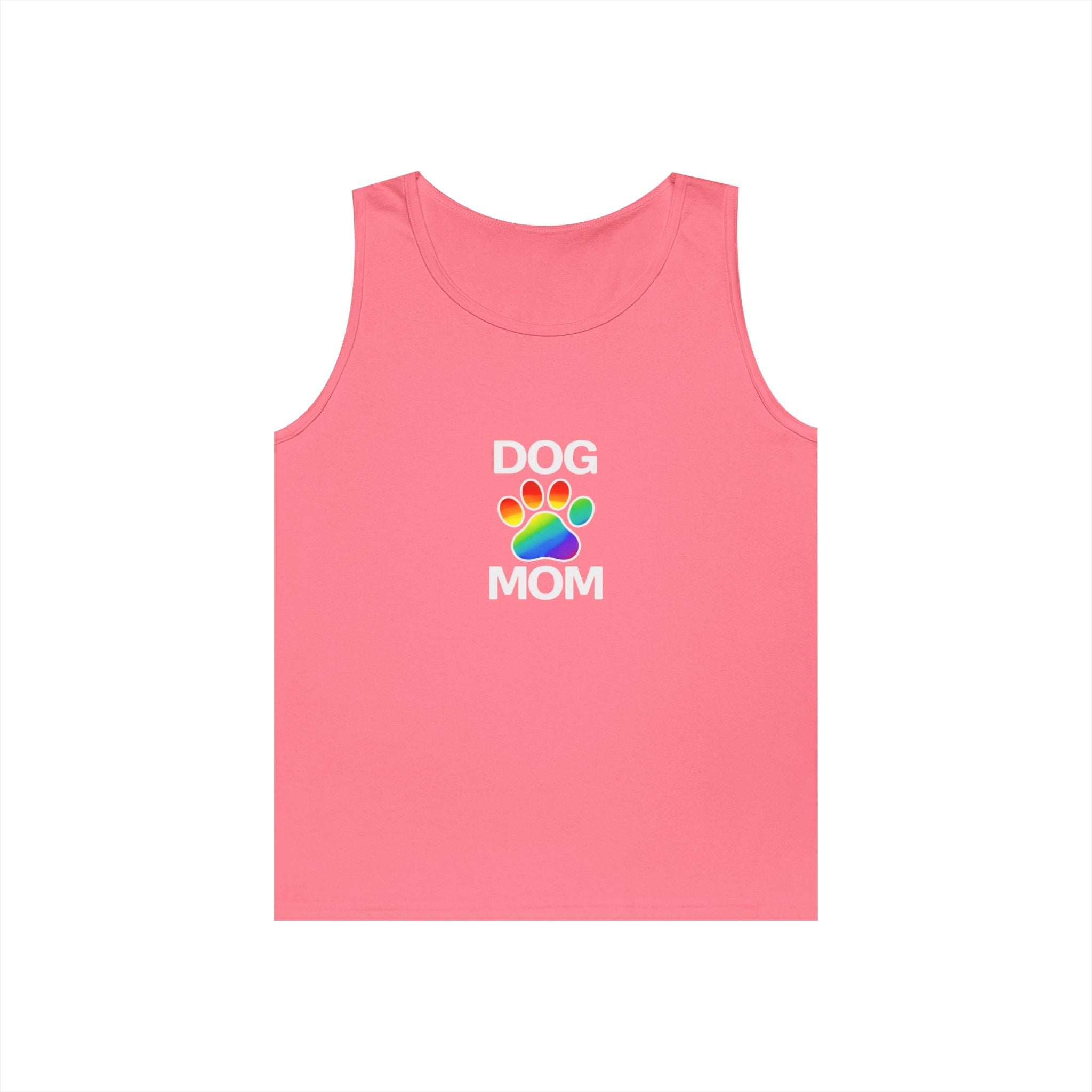 Pride Dog Mom Unisex Heavy Cotton Tank Top (9 Colors)