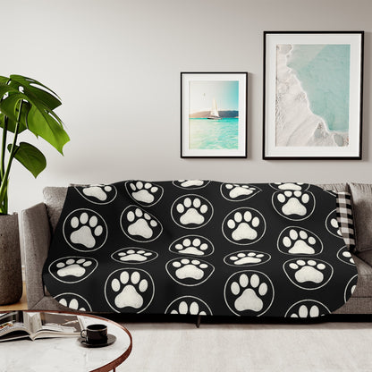 Cozy Sherpa Paw Blanket