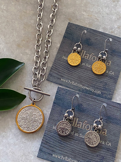 ST. BENEDICT TOGGLE NECKLACE