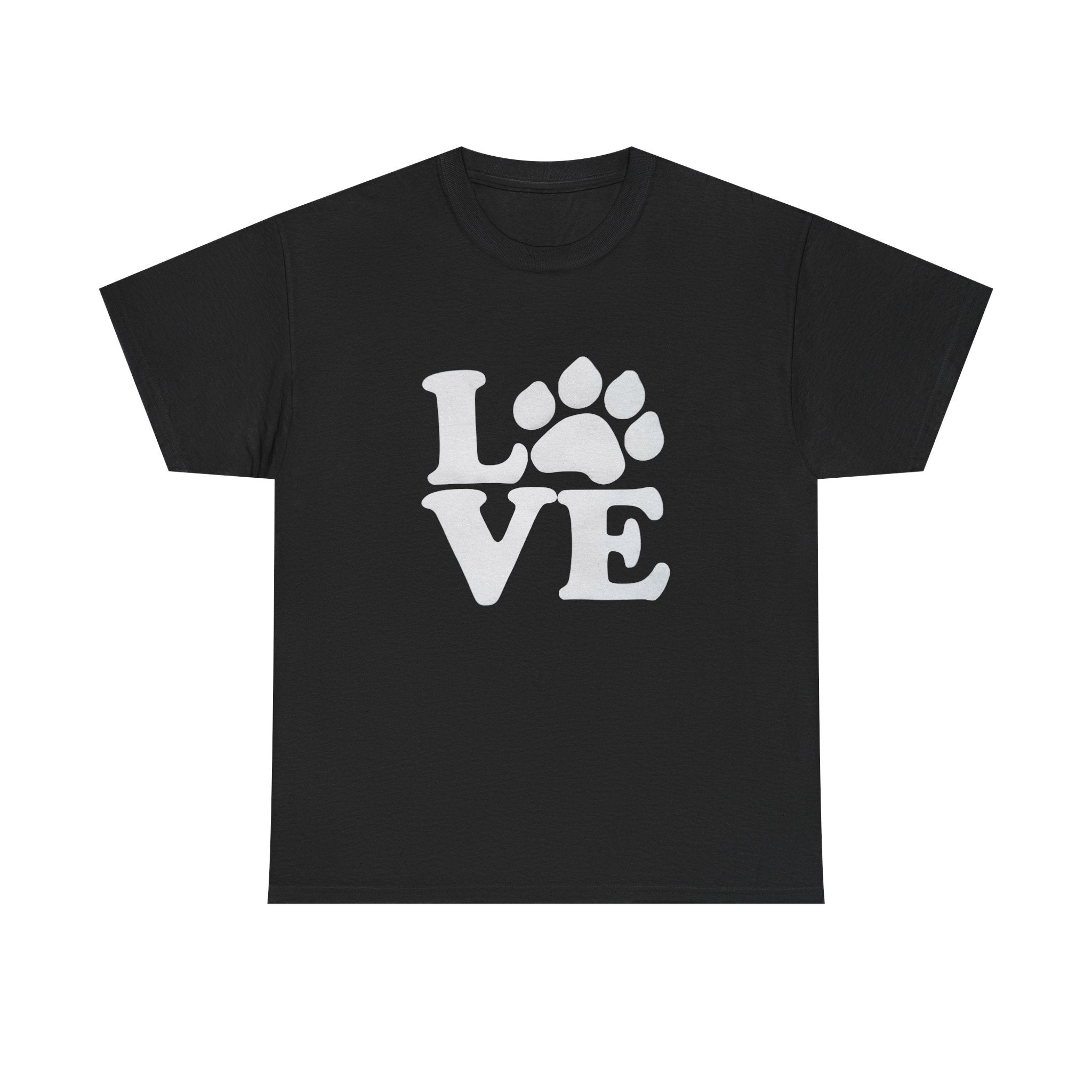 Love Paw Heavy Duty Unisex Tee Sizes Small - 5XL (11 colors)