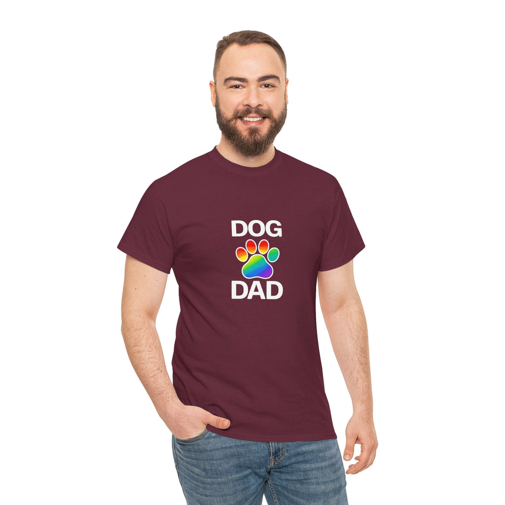 Pride Dog Dad Heavy Duty Unisex Tee Sizes Small - 5XL (11 colors)