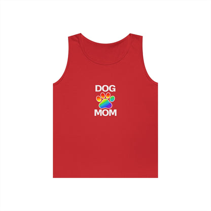 Pride Dog Mom Unisex Heavy Cotton Tank Top (9 Colors)