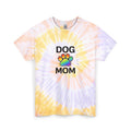 Pride Dog Mom Spiral Tie Dye Tee Unisex Cotton T-Shirt Sizes Small - 2 XL (2 colors)