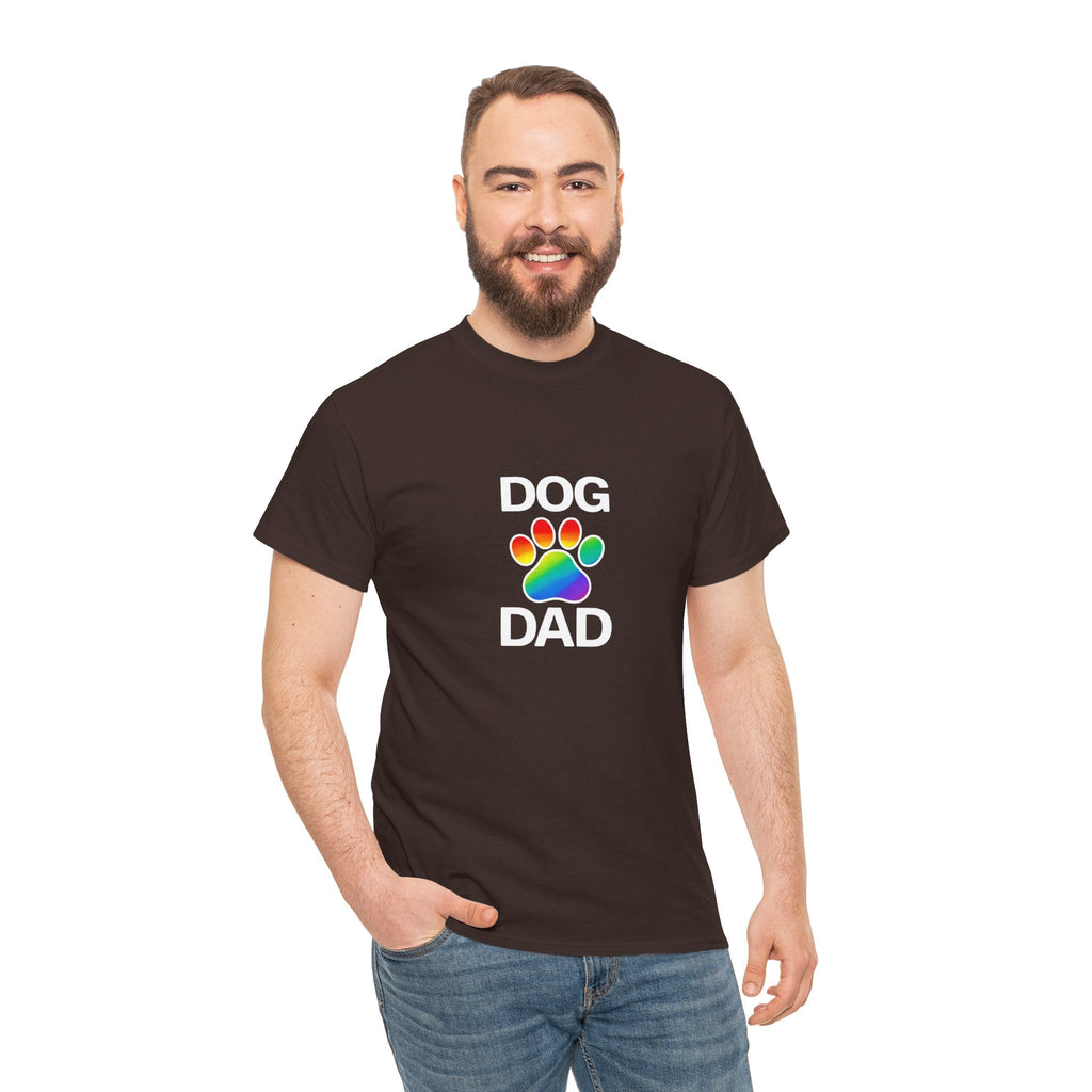 Pride Dog Dad Heavy Duty Unisex Tee Sizes Small - 5XL (11 colors)