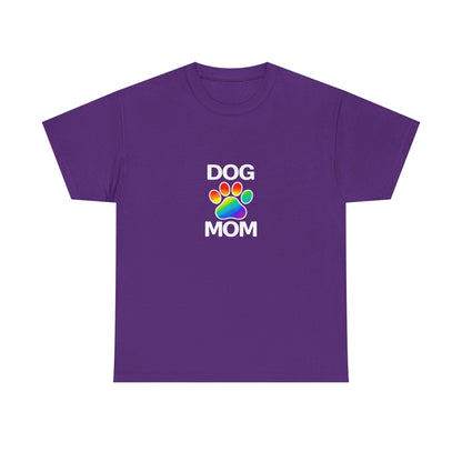 Pride Dog Mom Heavy Duty Unisex Tee Sizes Small - 5XL (11 colors)