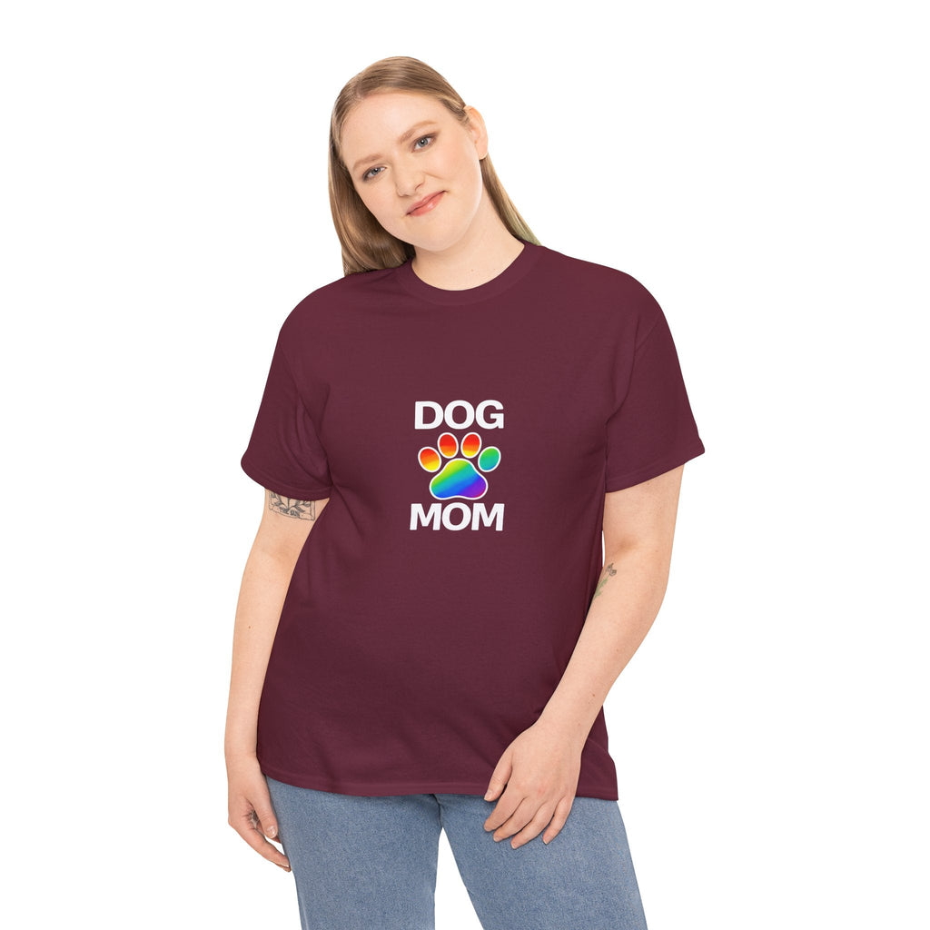Pride Dog Mom Heavy Duty Unisex Tee Sizes Small - 5XL (11 colors)