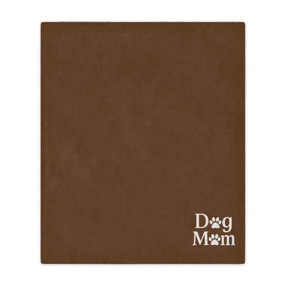 Dog Mom Minky Blanket