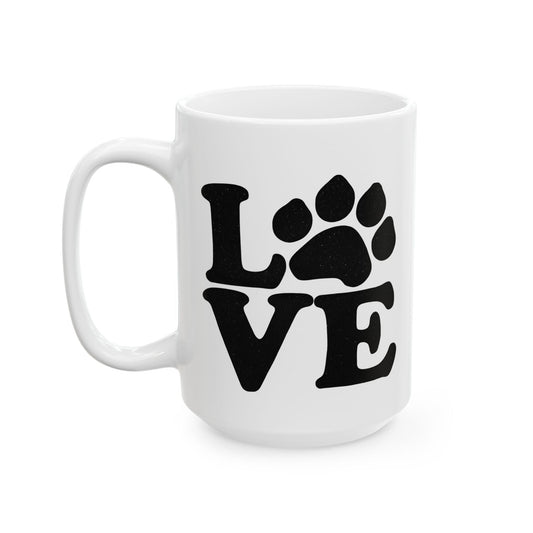 Love Paw Ceramic Mug