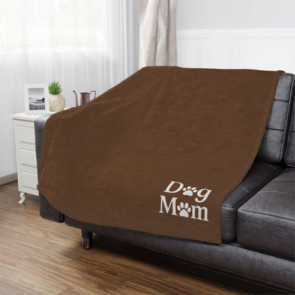 Dog Mom Minky Blanket