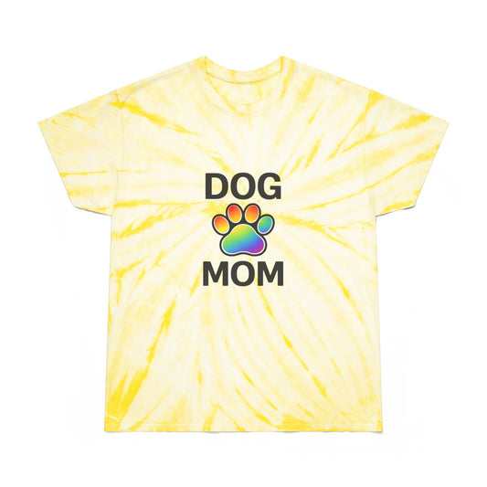 Pride Dog Mom Color Blast Tie-Dye Tee Sizes Small - 2XL (3 colors)