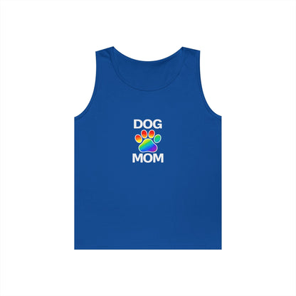 Pride Dog Mom Unisex Heavy Cotton Tank Top (9 Colors)