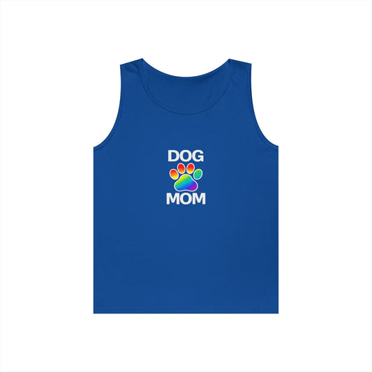 Pride Dog Mom Unisex Heavy Cotton Tank Top (9 Colors)