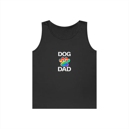 Pride Dog Dad Unisex Heavy Cotton Tank Top (9 Colors)
