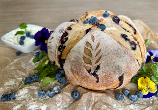 Blueberry Lemon Cream Loaf
