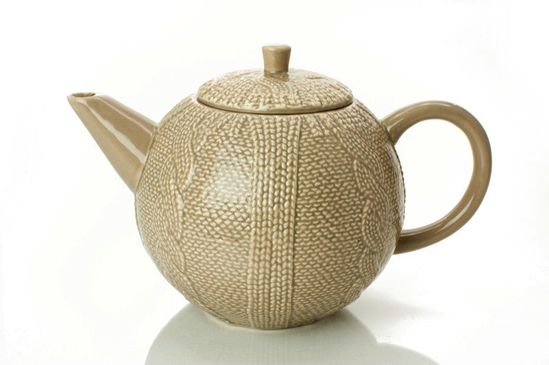 TAUPE TEAPOT 40 OZ.
