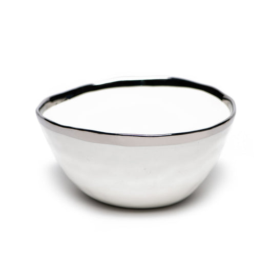 SILVER SALAD BOWL